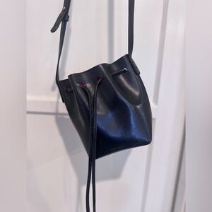Mansur Gabriel Mini-bucket bag, OG smooth leather.